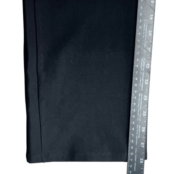 Eileen Fisher Pant Women PP Black Stretch Crepe PullOn Washable Straight Leg - Picture 11 of 11
